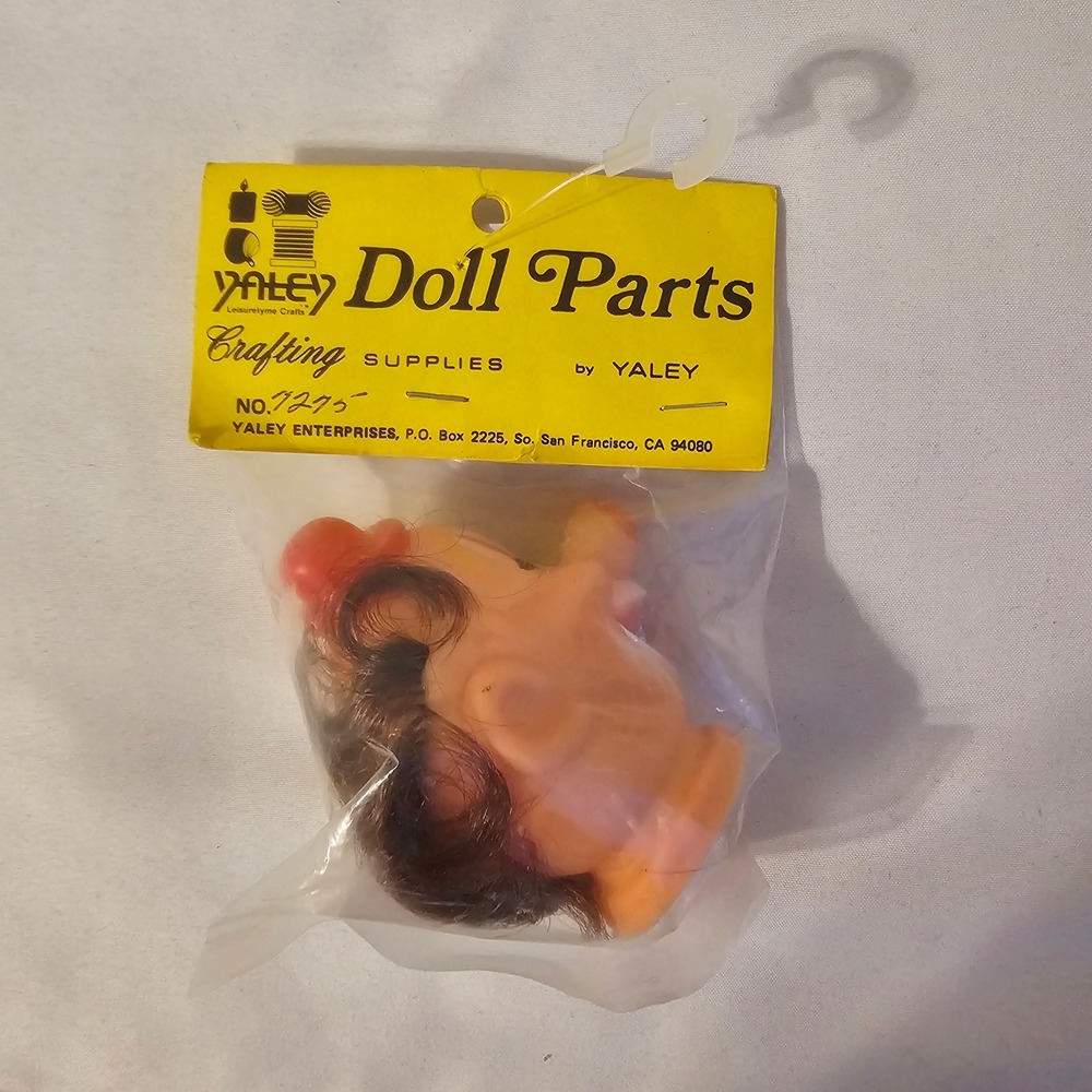 Yaley Doll Parts Crafting Supplies‎ Clown Head Toy New On Card